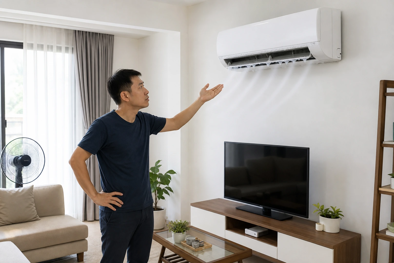 Người dùng tự kiểm tra máy lạnh tại nhà