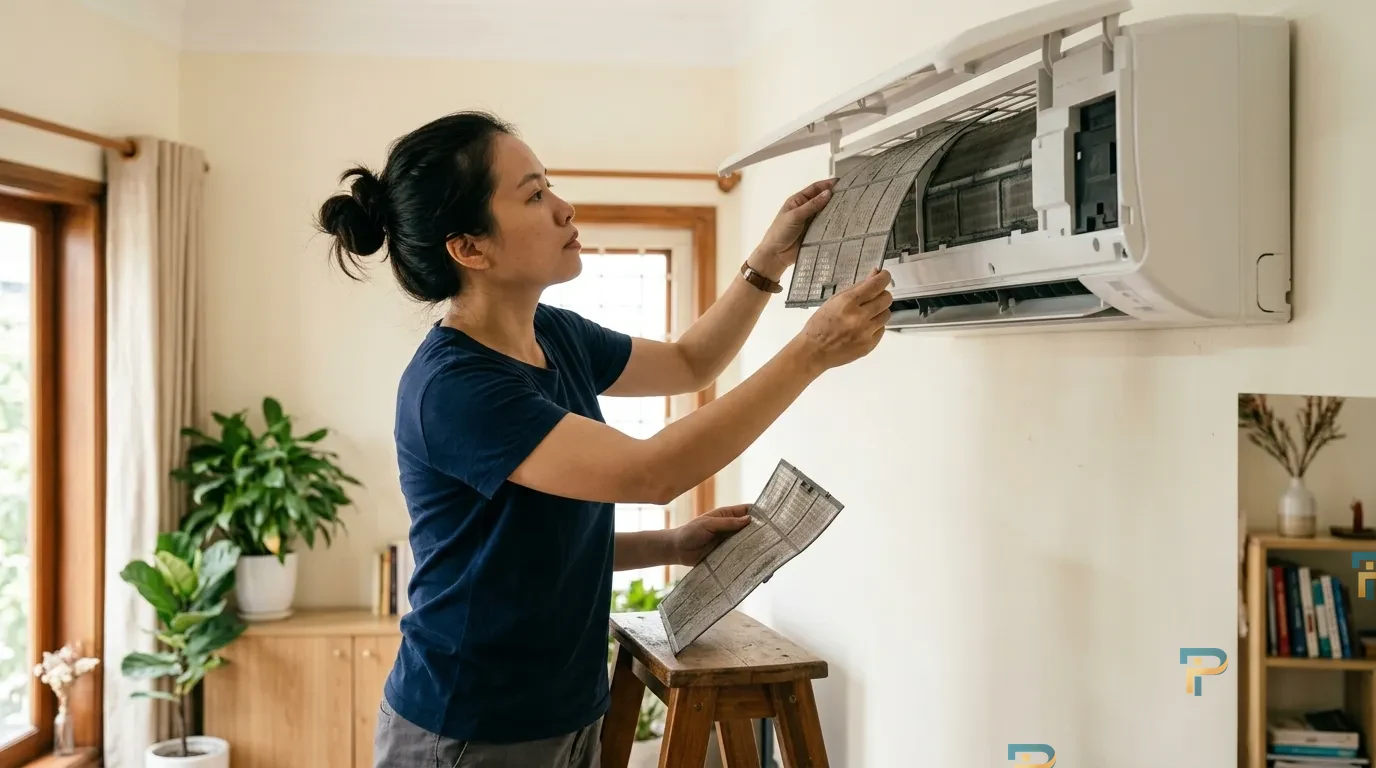 Vệ sinh bộ lọc máy lạnh inverter giúp tăng hiệu suất và tiết kiệm điện