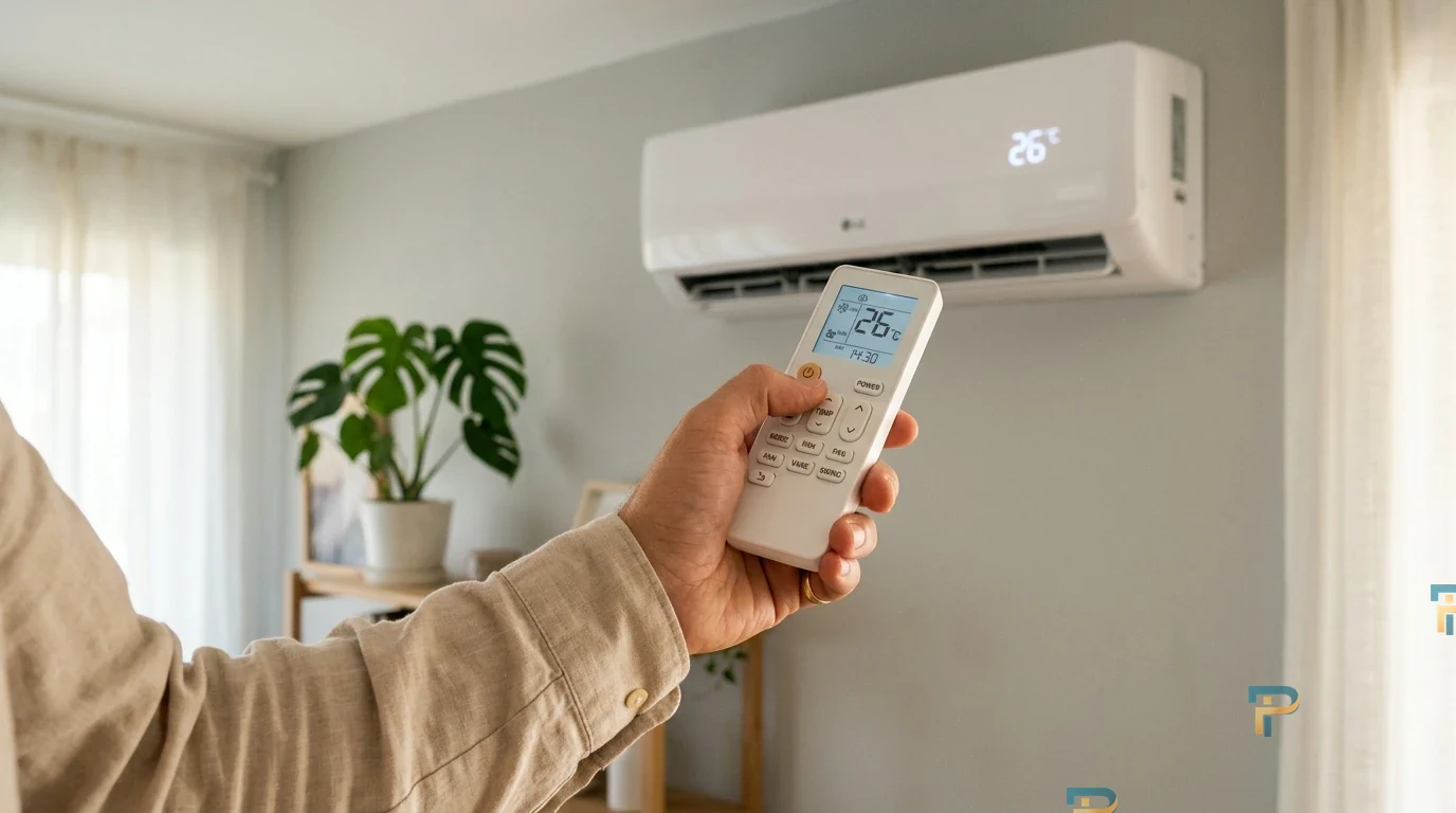Thiết lập nhiệt độ phòng phù hợp từ 25 đến 28 độ C để tiết kiệm điện