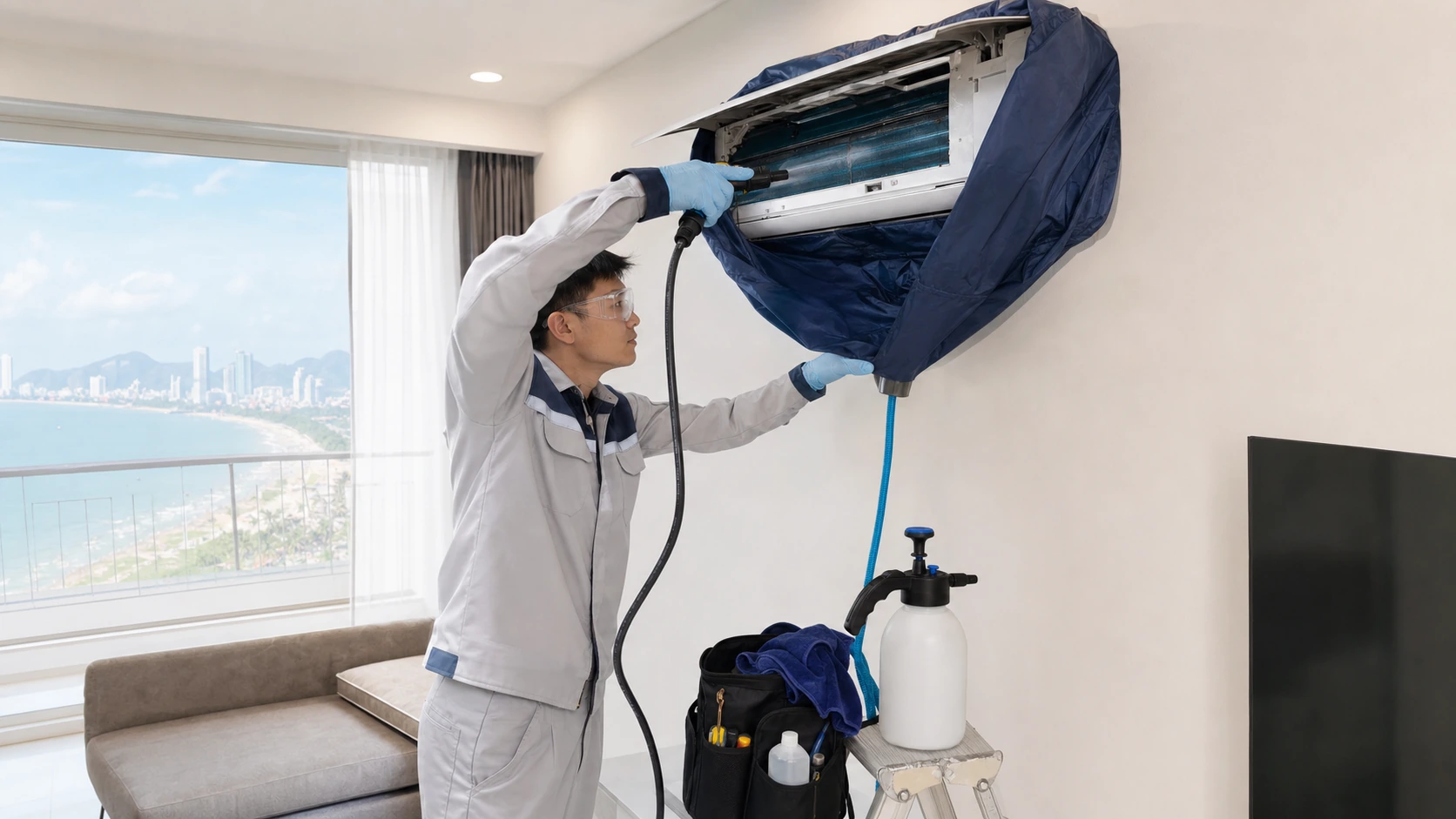 cách vệ sinh máy lạnh đúng cách tại nhà