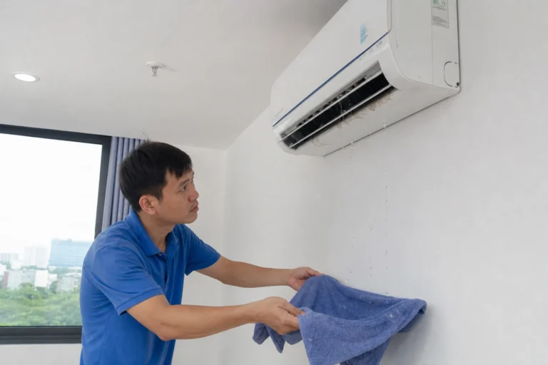Máy lạnh bị chảy nước tại nhà cần xử lý kịp thời