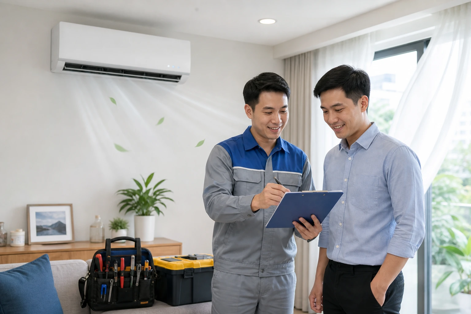 Điện Lạnh Tiến Phát sửa máy lạnh tại Vũng Tàu