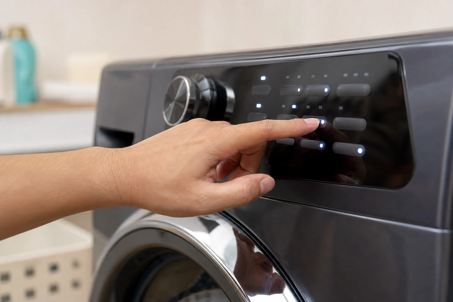 Chọn chương trình giặt phù hợp khi dùng máy giặt mới