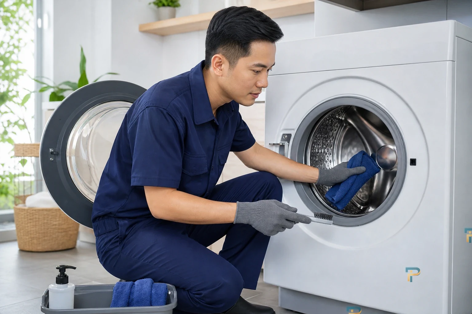 vệ sinh lồng giặt tiết kiệm điện