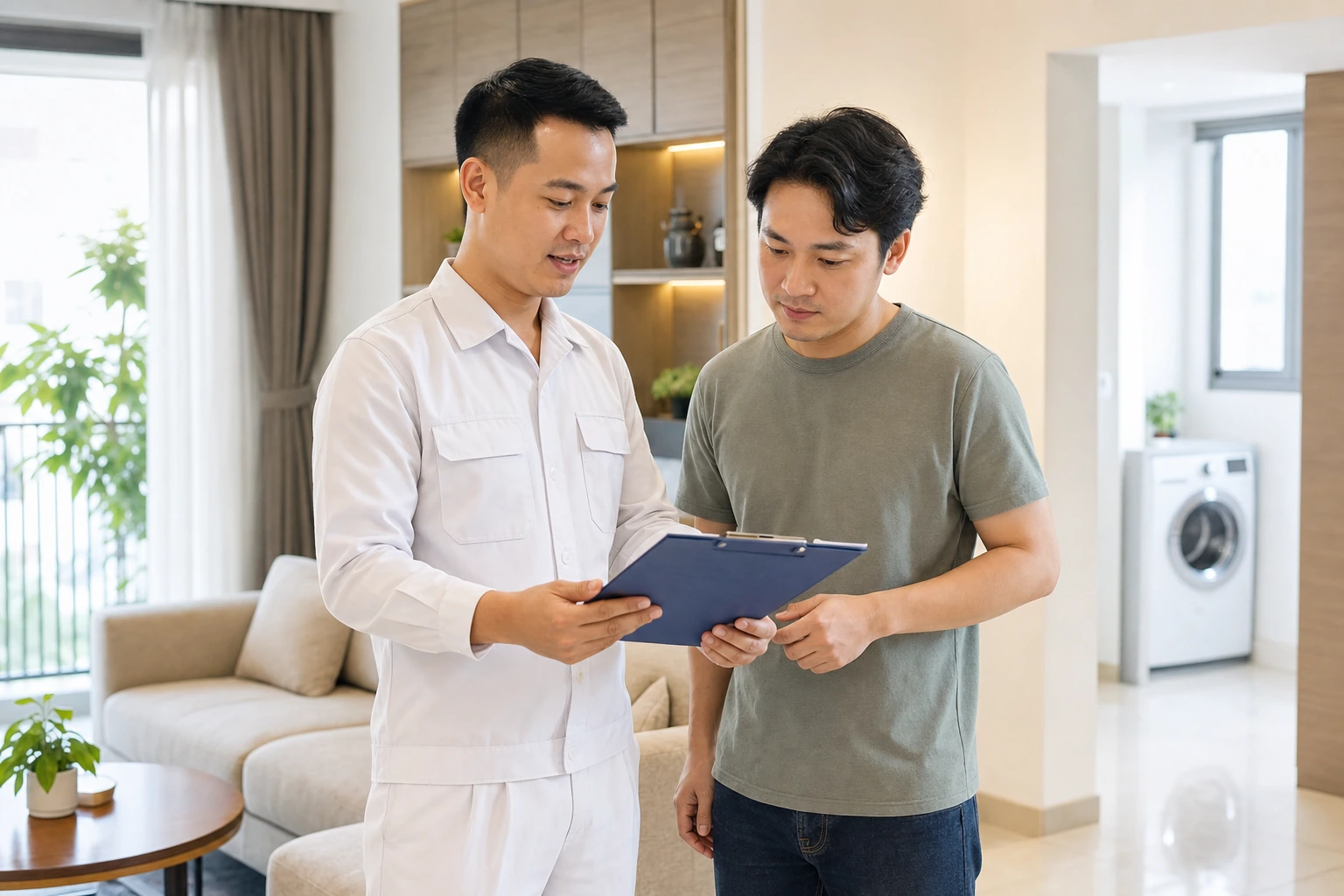 Thợ sửa máy giặt chuyên nghiệp báo giá minh bạch cho khách hàng tại Vũng Tàu
