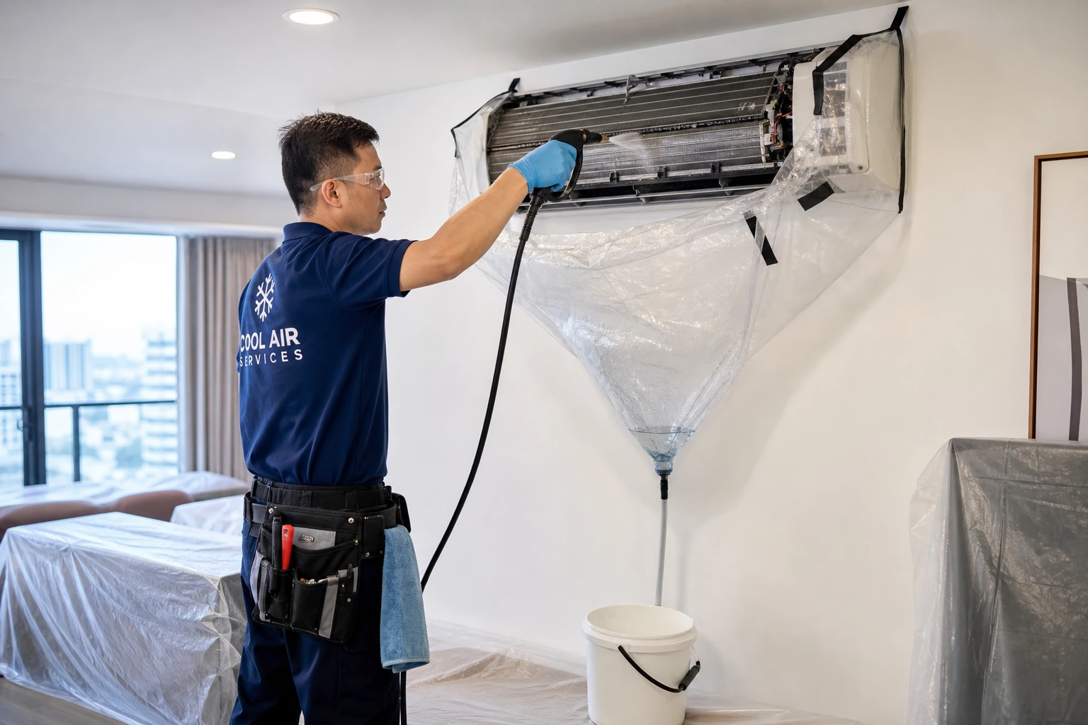 Quy trình vệ sinh dàn lạnh tại nhà sạch sâu