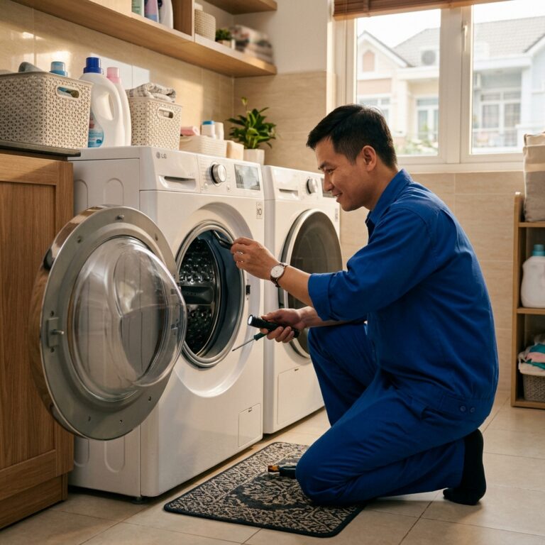 sửa máy giặt tại nhà Bà Rịa uy tín - Ảnh bìa