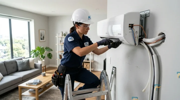Hướng dẫn lắp đặt máy lạnh đúng cách tại bà rịa tại Máy Lạnh cũ Vũng Tàu - ảnh bìa