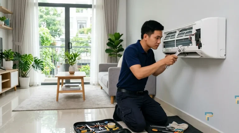 Thợ sửa máy lạnh tại nhà ở Vũng Tàu