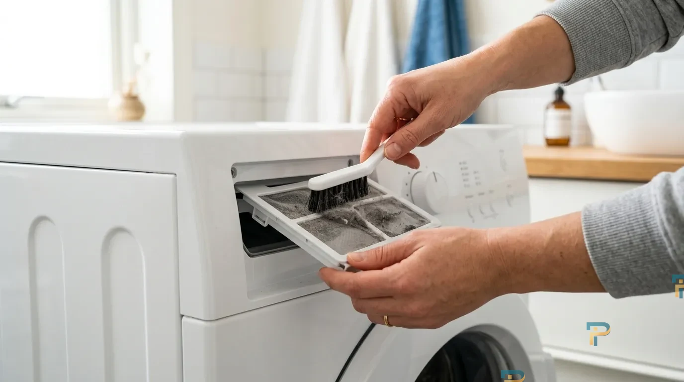 Vệ sinh lọc xơ máy giặt định kỳ giúp máy hoạt động hiệu quả và tiết kiệm điện
