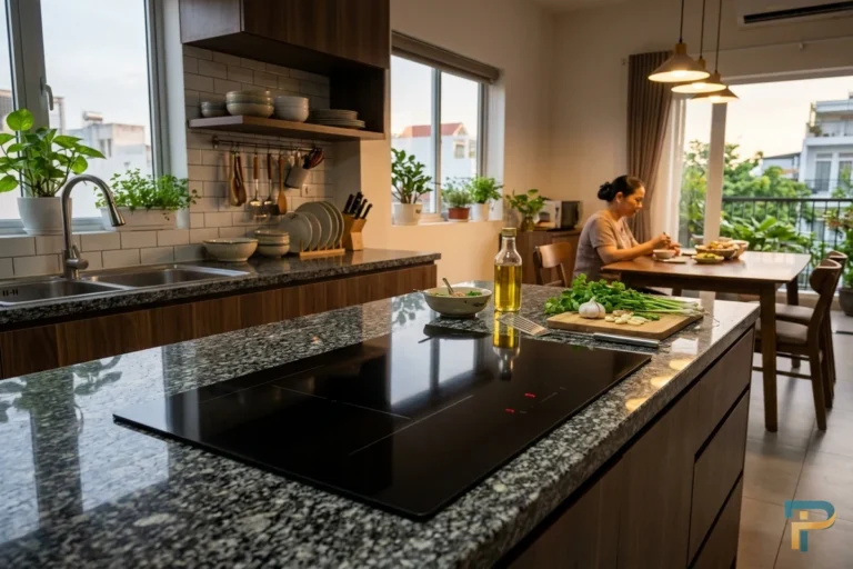 Bếp từ tự ngắt khi đang nấu nướng tại nhà