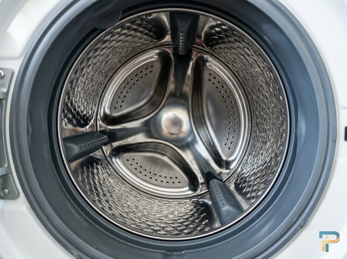 Kiểm tra bề mặt lồng giặt inox nhẵn mịn xử lý máy giặt làm rách quần áo
