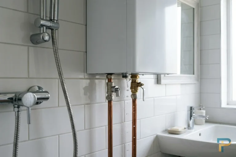 Máy nước nóng bị rỉ nước gây nguy cơ ẩm mốc và rò điện