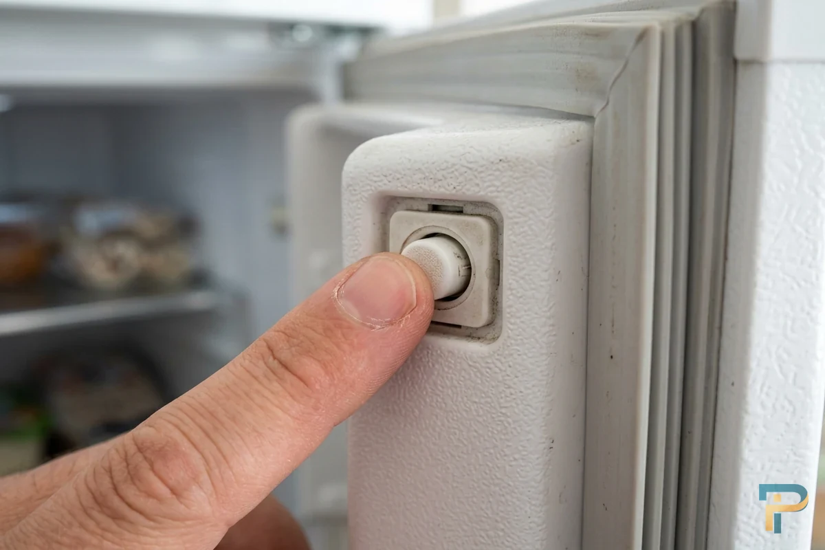 Kiểm tra công tắc nhận diện cánh cửa khi tủ lạnh không sáng đèn